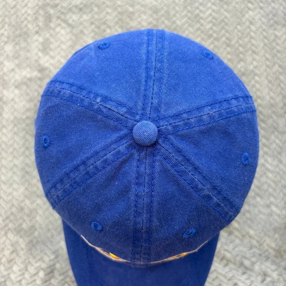 The Game Tulsa Golden Hurricane Hat Mens Blue Adjustable Strapback Cap 0872